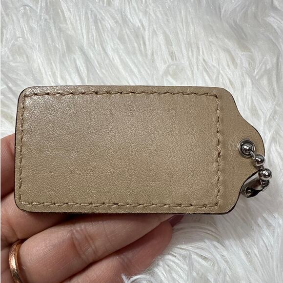 2.5" COACH Fob Bag Charm Hang tag Hangtag - Picture 2 of 2